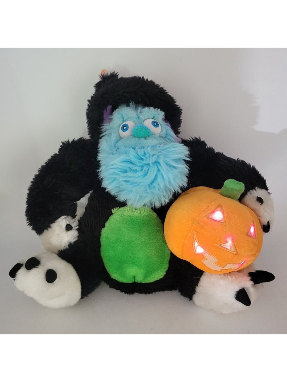 Disney Pixar Monsters Inc. Halloween Sulley Sully Plush in Cat Costume LIGHTS UP